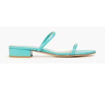 Gianvito Rossi Byblos 20 leather sandals - Blue Blue