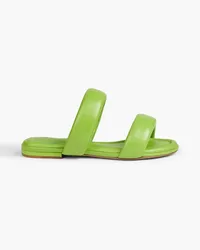 Alexandre Birman Lilla padded leather sandals - Green Green