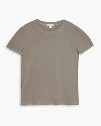 James Perse Cotton-jersey T-shirt - Neutral Neutral