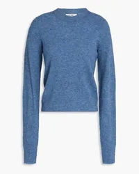 RE/DONE Mélange wool and cashmere-blend sweater - Blue Blue