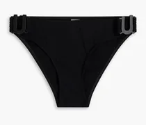 Embellished low-rise bikini briefs - Black