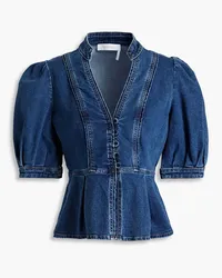 See by Chloé Denim peplum shirt - Blue Blue