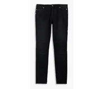 Slim-fit denim jeans - Black
