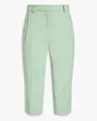 Loulou Studio Cropped stretch-wool slim-leg pants - Green Green