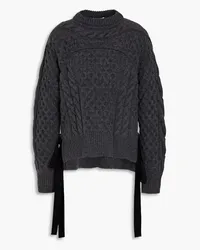 Erdem Ines cable-knit sweater - Gray Gray