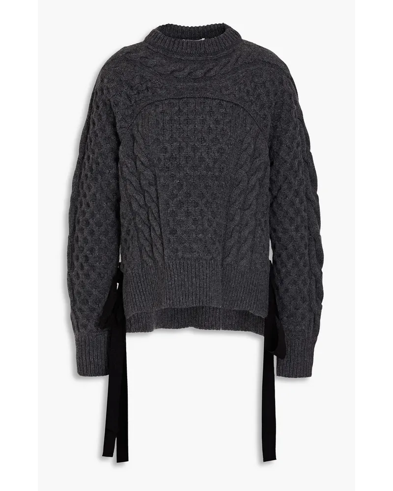 Erdem Ines cable-knit sweater - Gray Gray