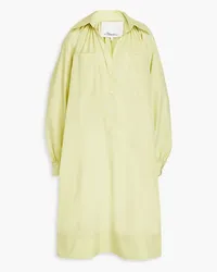 3.1 phillip lim Cotton-poplin midi shirt dress - Green Green