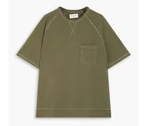 Chris French cotton-terry T-shirt - Green