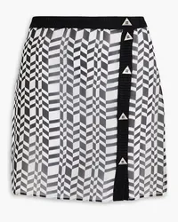 Missoni Printed silk-chiffon mini skirt - Black Black