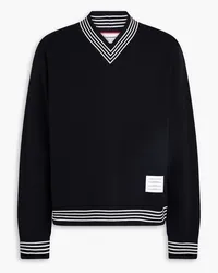 Thom Browne Striped wool sweater - Blue Blue