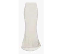 Cashmere-blend maxi skirt - Gray