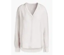 Linen blouse - Gray