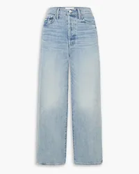 Mother The Rambler high-rise straight-leg jeans - Blue Blue