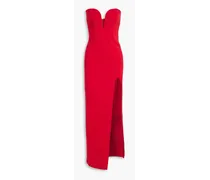 Tena strapless cady gown - Red