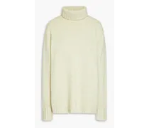 Wool and cashmere-blend turtleneck sweater - Green