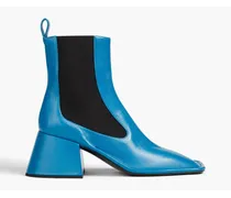 Leather Chelsea boots - Blue
