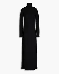 Rag & Bone Lilith metallic stretch-jersey turtleneck maxi dress - Black Black