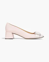 Sergio Rossi Buckled leather pumps - Pink Pink