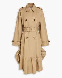 RED Valentino Cotton-blend twill trench coat - Neutral Neutral