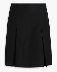 Vince Pleated woven mini skirt - Black Black