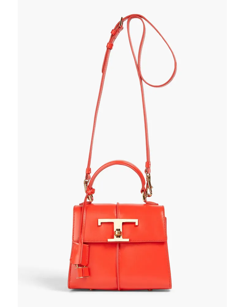 TOD'S T Timeless leather tote - Red Red