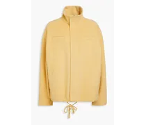 Dufan wool and silk-blend felt jacket - Yellow
