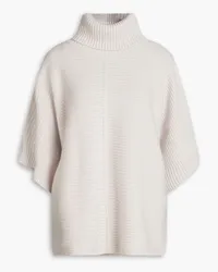 N.Peal Ribbed cashmere turtleneck sweater - Gray Gray