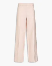 Magda Butrym Grain de poudre silk wide-leg pants - Pink Pink