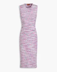 Missoni Space-dyed cotton-jersey dress - Purple Purple