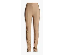 Mirlanso ribbed jersey leggings - Neutral