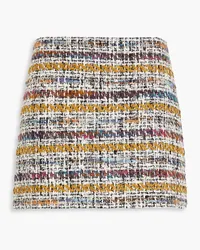 Alice + Olivia Alice Olivia - Elana sequin-embellished tweed mini skirt - Multicolor Multicolor