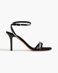 ba&sh Cerena crystal-embellished suede sandals - Black Black