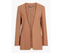 Open-front wool-twill blazer - Pink
