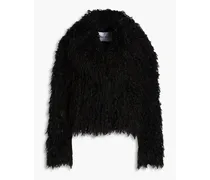 Janet faux fur jacket - Black