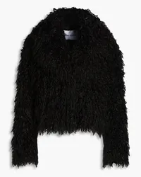 STAND Janet faux fur jacket - Black Black