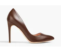 Leather pumps - Brown
