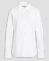 Officine Generale Colombe cotton-poplin shirt - White White