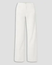 Christopher Esber Mid-rise straight-leg jeans - White White