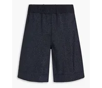 Lamé shorts - Blue