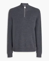 J.W.Anderson Ribbed wool half-zip sweater - Gray Gray