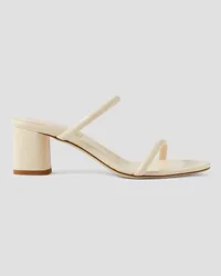 aeyde Anni leather mules - White White