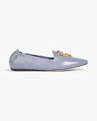 Tory Burch Eleanor leather loafers - Blue Blue