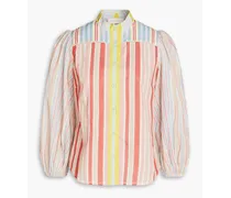 Striped cotton shirt - Pink