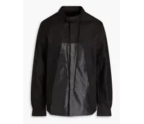 Iridescent denim jacket - Black