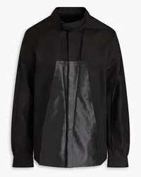 Rick Owens Iridescent denim jacket - Black Black