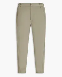 Emporio Armani Tapered stretch-twill pants - Green Green