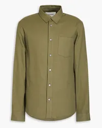 Frame Denim Cotton and Lyocell-blend twill shirt - Green Green