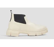 Crop City rubber ankle boots - White