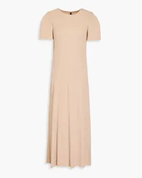 Mother of Pearl Ribbed cotton-blend midi dress - Neutral Neutral