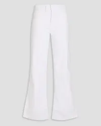 Paige Leenah high-rise wide-leg jeans - White White